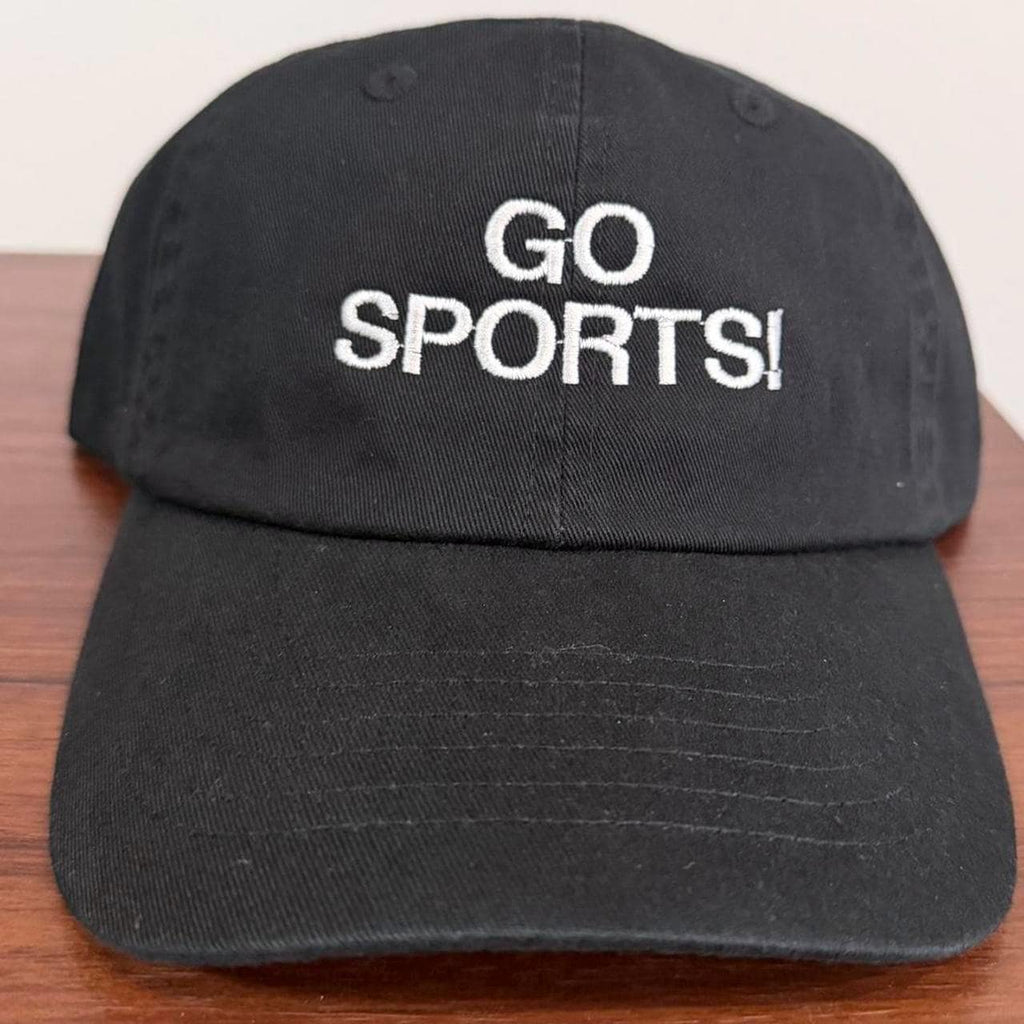 Go Sports! Strap back dad hat