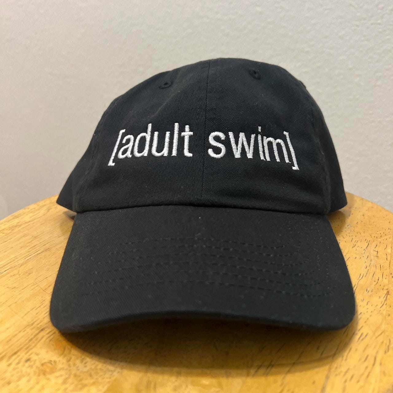 Adult swim strap back dad hat