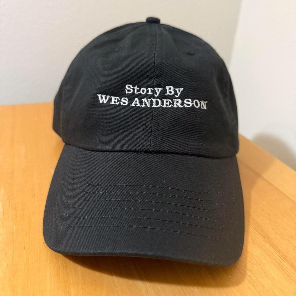 Wes Anderson Story By Wes Anderson black cotton cap