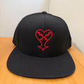 Black and red Kingdom Hearts Heartless SnapBack hat