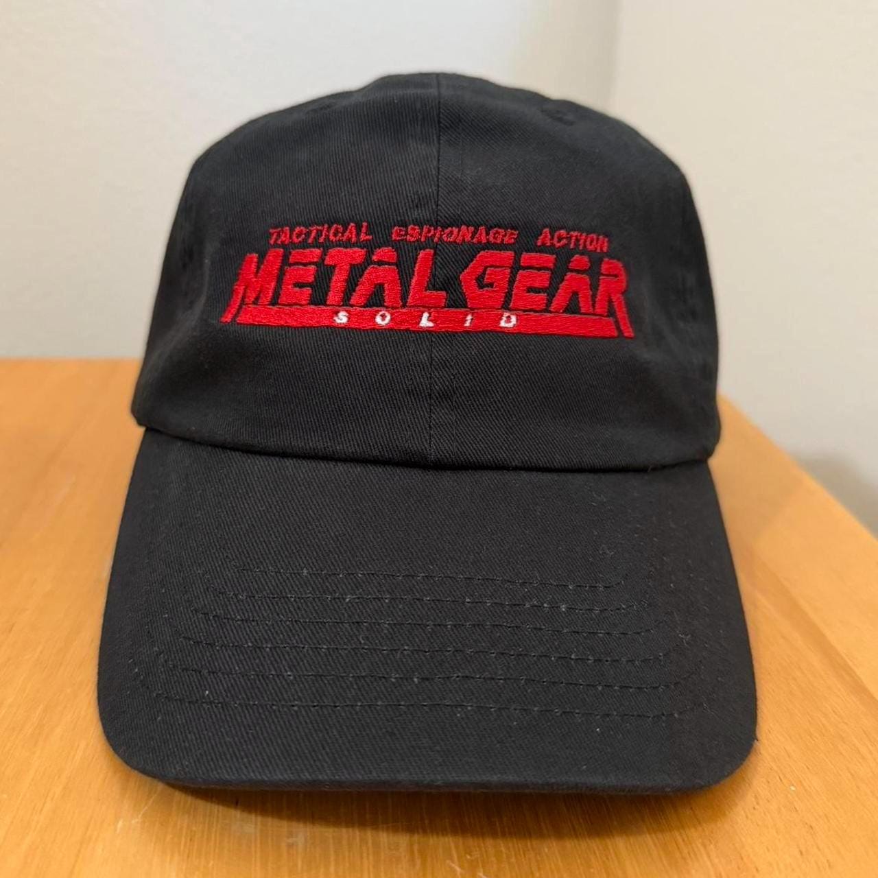 Black and red Metal Gear Solid hat