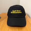 Black and yellow Curb Your Enthusiasm strap back cap