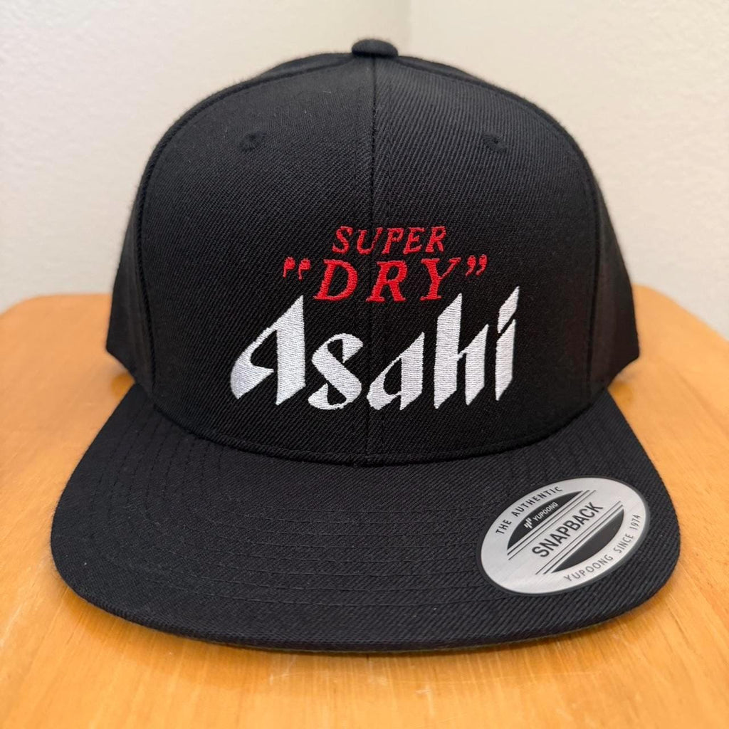 Asahi super dry snapback hat Japanese beer baseball cap