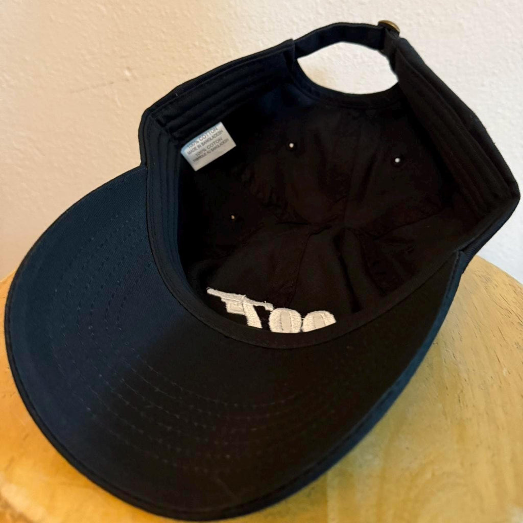 007 James Bond strap back black hat