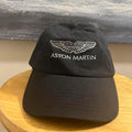 Aston Martin strap back dad hat in black