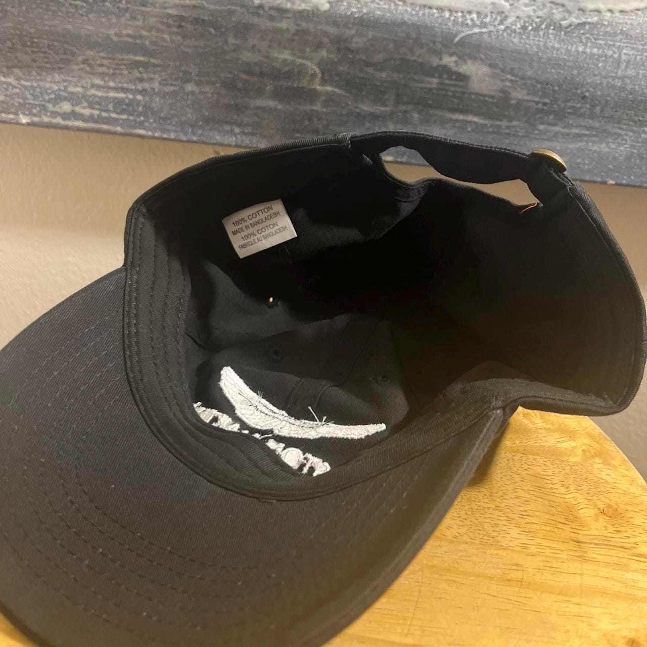 Aston Martin strap back dad hat in black