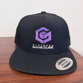Black and purple Gamecube snapback hat
