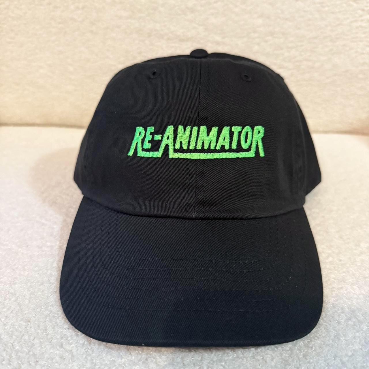 Re-animator strap back dad hat